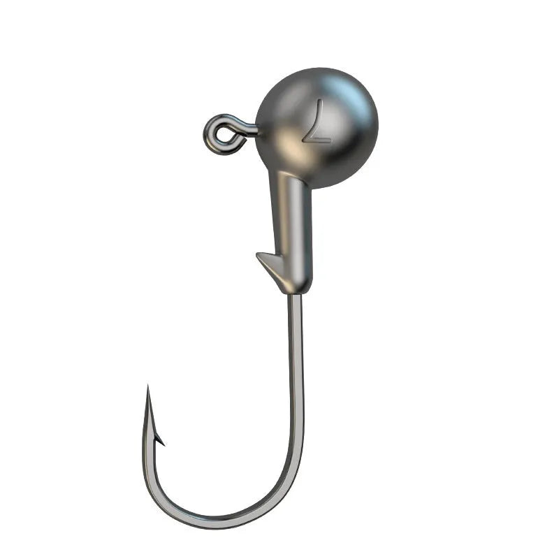 Enhanced jig hooks 50 pieces set with 4 times strength and blood trough design for fishing