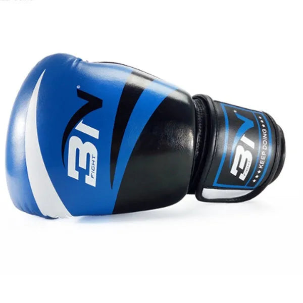 Adult PU boxing gloves in red, blue, white, pink or orange, available in 8oz, 10oz and 12oz sizes