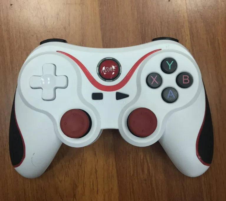 Upgraded X3 Bluetooth game controller in black or white with mobile clip for Android phones