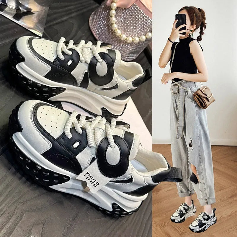 Leather wedge heel sports casual shoes in silver colour with round toe and front lace-up closure