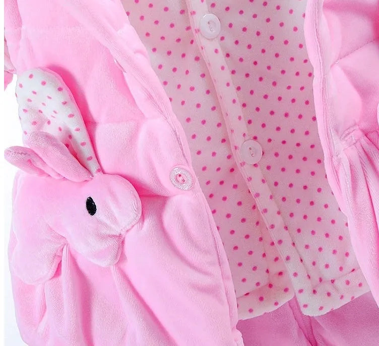 Baby girl pink purple yellow autumn winter three-piece clothing set with jacket vest trousers
