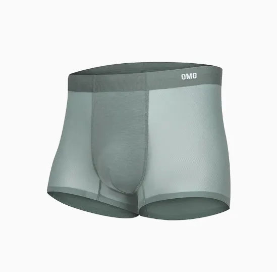 Lightweight seamless antibacterial sports underwear in four colours with size range L to 3XL