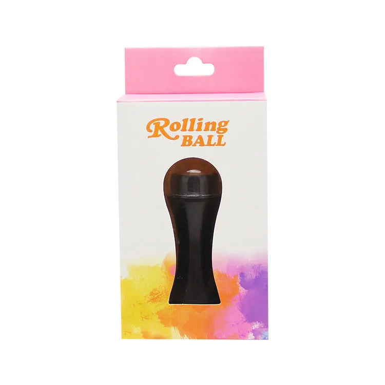 Volcanic Portable Roller in black, green, pink, or white for oily skin control with real volcanic stone