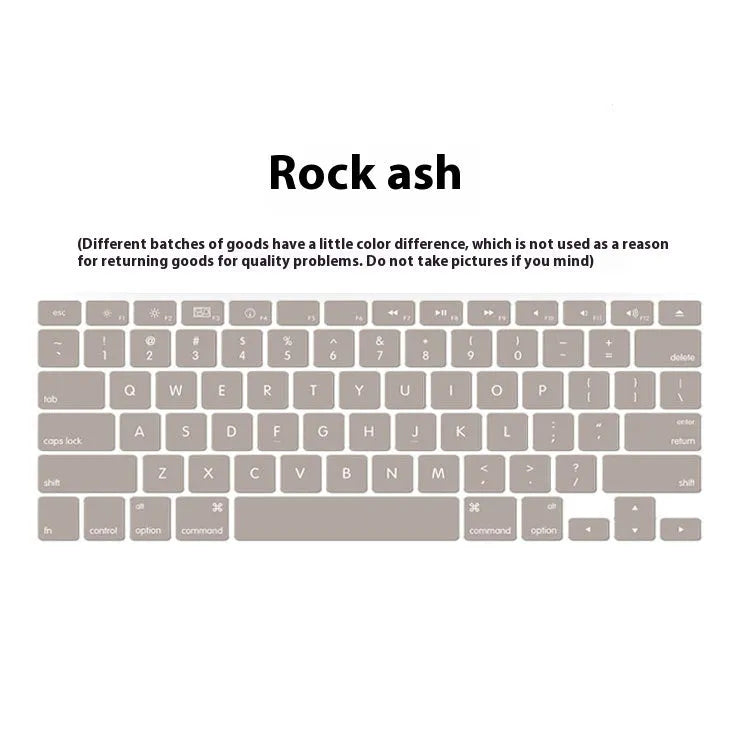 Silicone keyboard cover for MacBook Air and Pro with high-definition printed keys