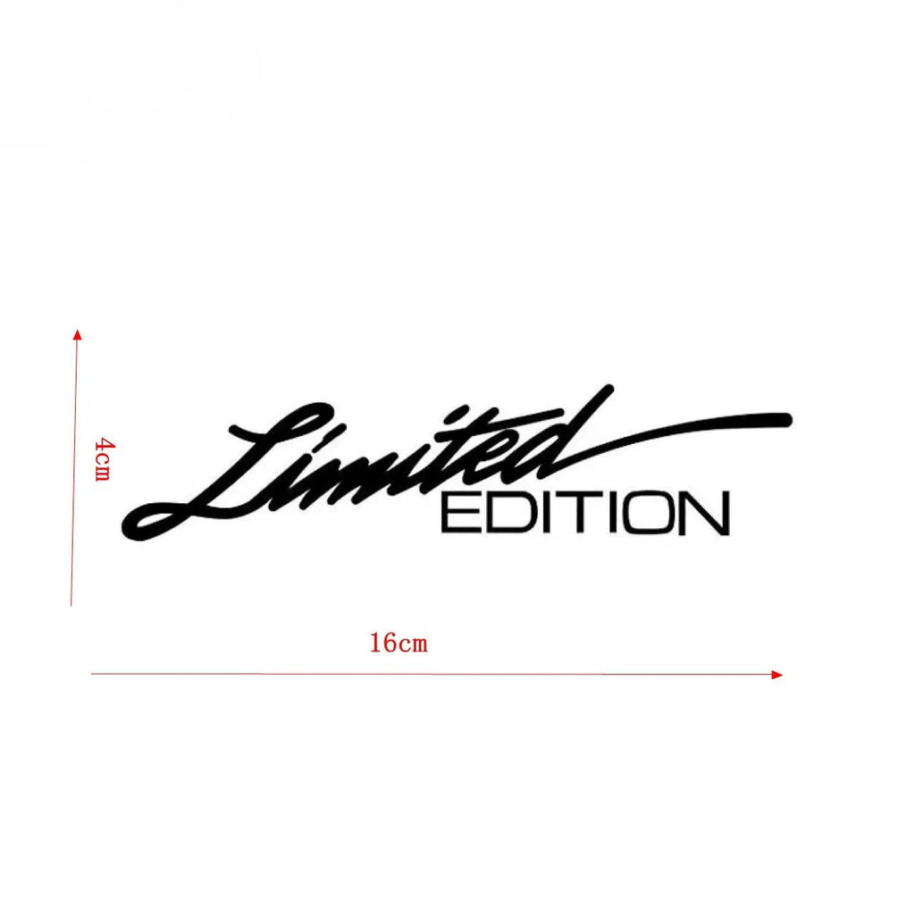 Black laser reflective car sticker with text design on PET material for vehicle visibility enhancement