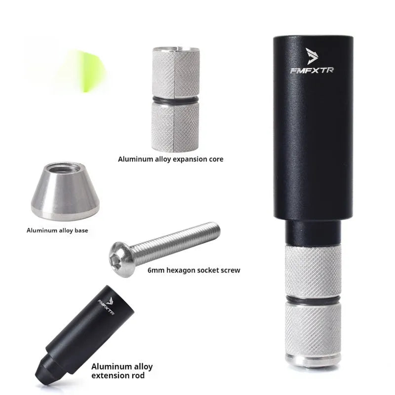 Aluminium alloy folding bike handlebar extension rod for car mounting with 15-20mm range