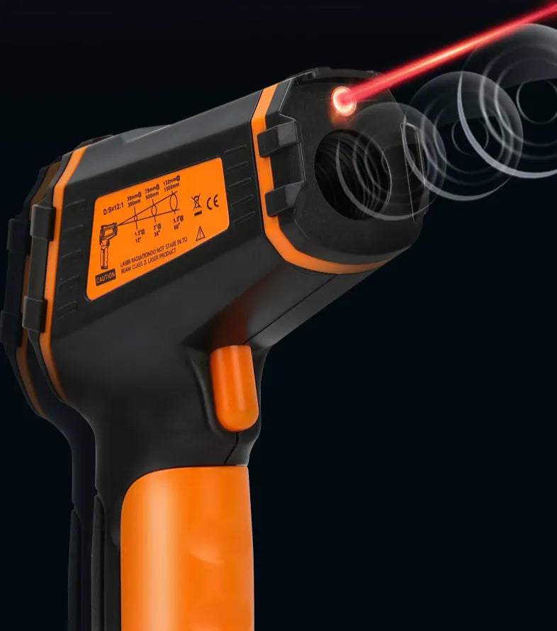 ST390A handheld infrared temperature gun for non-contact surface measurement.