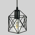 American country style decorative wall light with iron shade measuring 150 by 140 mm