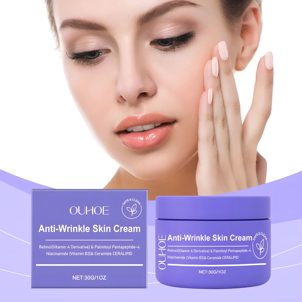 30g daily neck cream container with retinol and ceramide ingredients
