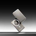 Gun grey magnetic wireless power bank with ultra-thin 9mm alloy shell showing PD20W charging port