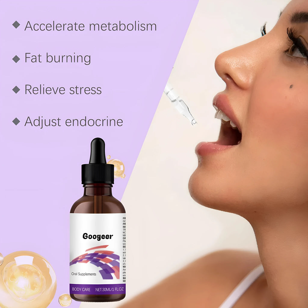 Googeer 30ml oral body treatment supplement bottle for wellness care