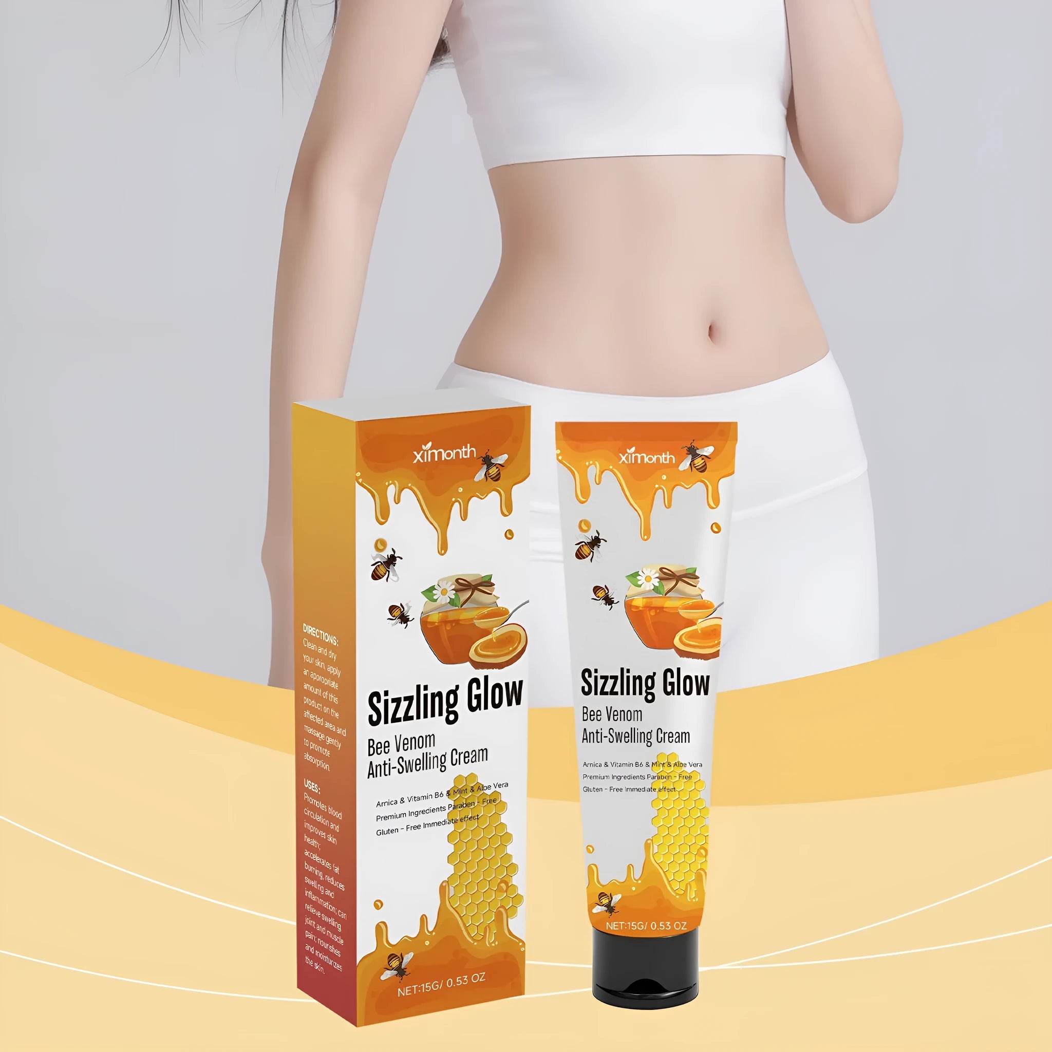 15g pot of skin rejuvenation daily care cream with botanical extracts.