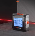 Longyun laser infrared woodworking steel tape measure with digital display and alloy casing