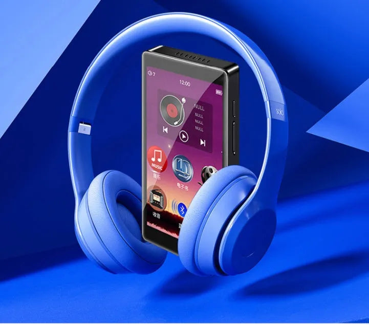 Ruizu H1 black MP3 MP4 player with 4.0-inch touch screen and slim design