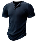 Men's slim-fitting sports t-shirt in polyester, available in white, black, khaki, Army Green, navy blue.