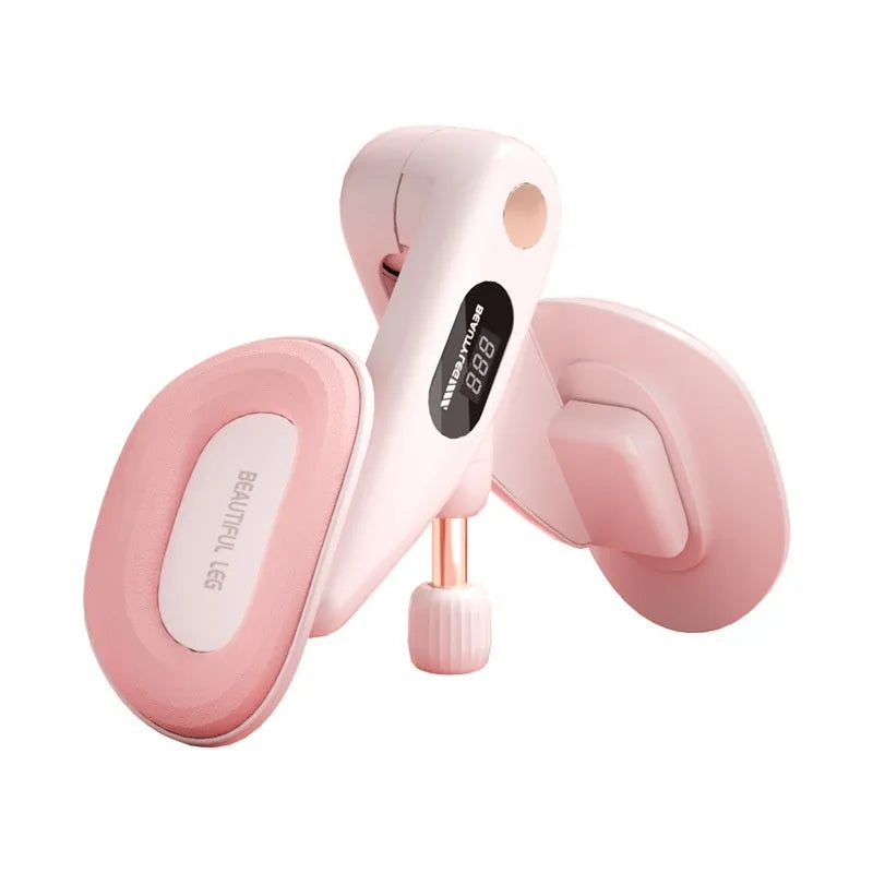 Grey pelvic floor muscle trainer with counter display for tracking exercise contractions