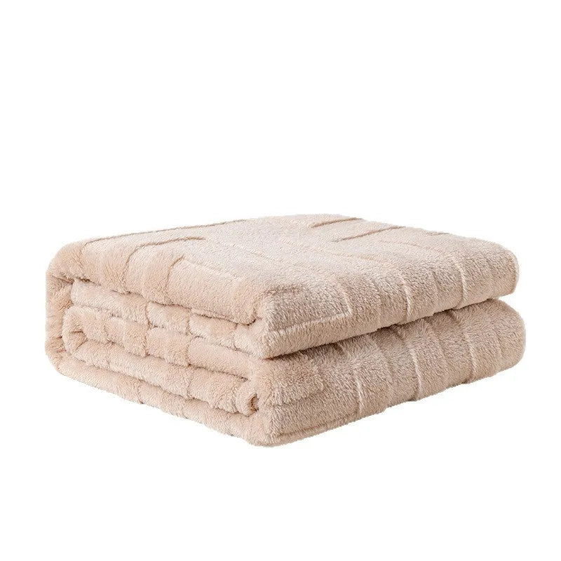 Coral fleece flannel blanket with plant flowers pattern in multiple sizes and colours
