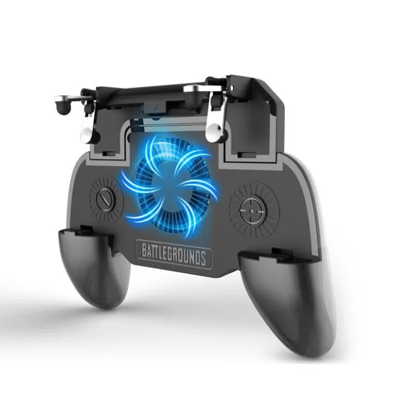 Mobile game controller with USB connector and aluminium alloy finish for smartphone gaming