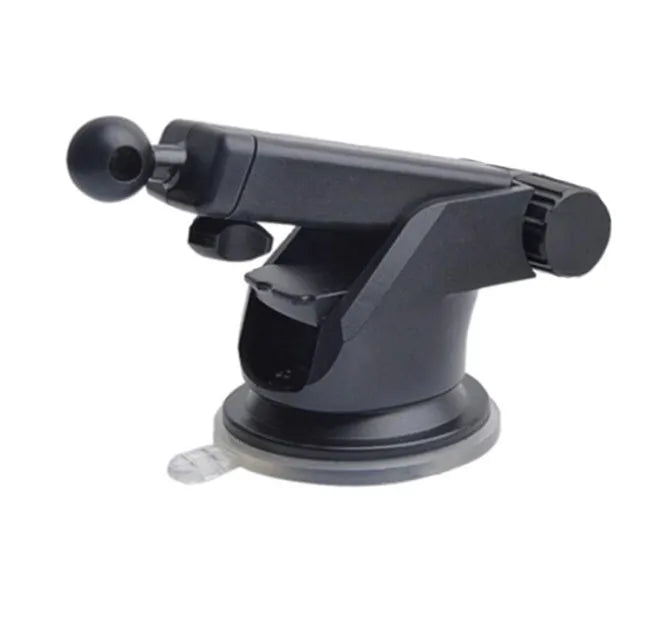 Universal telescopic car navigation bracket with adjustable arm and 360-degree rotation for phone mounting