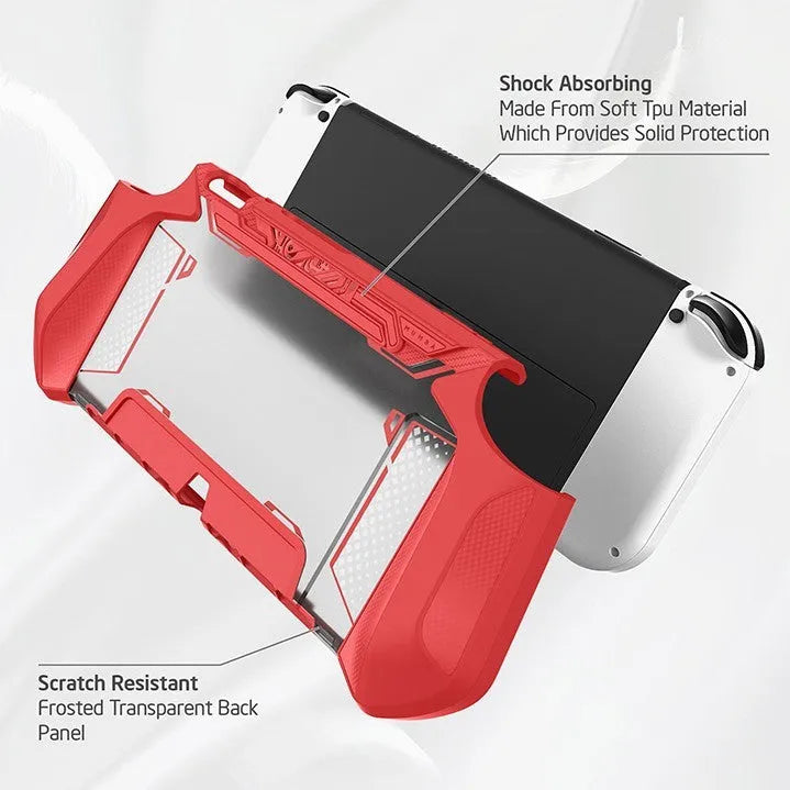TPU protective case for Nintendo Switch OLED 2021 console in multiple colours.