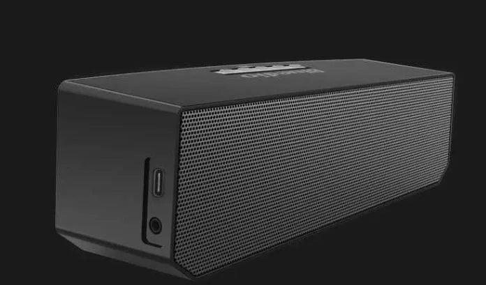 BS-6 Cloud Smart Speaker with 52mm driver, black colour, compact 227x68x74mm design