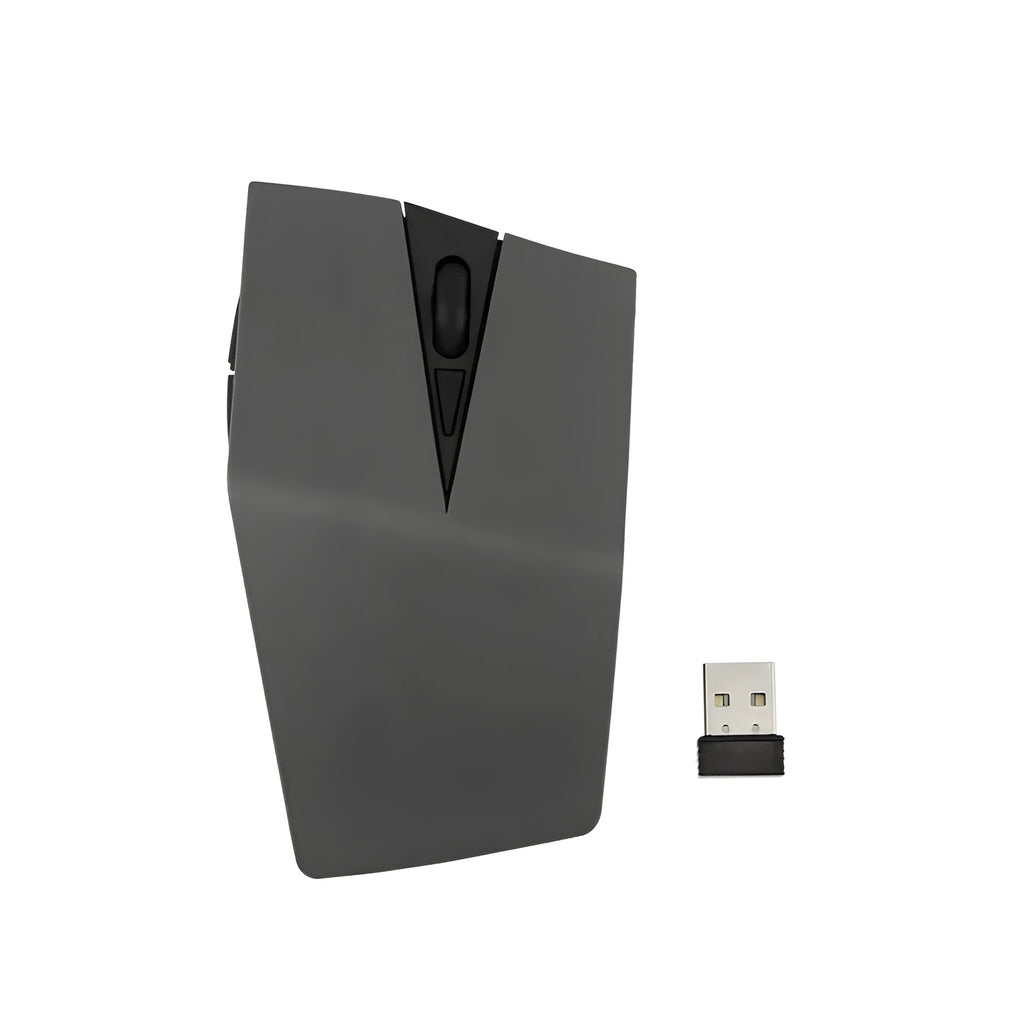 Wireless invisible mouse for laptop computers with USB receiver in gold colour option