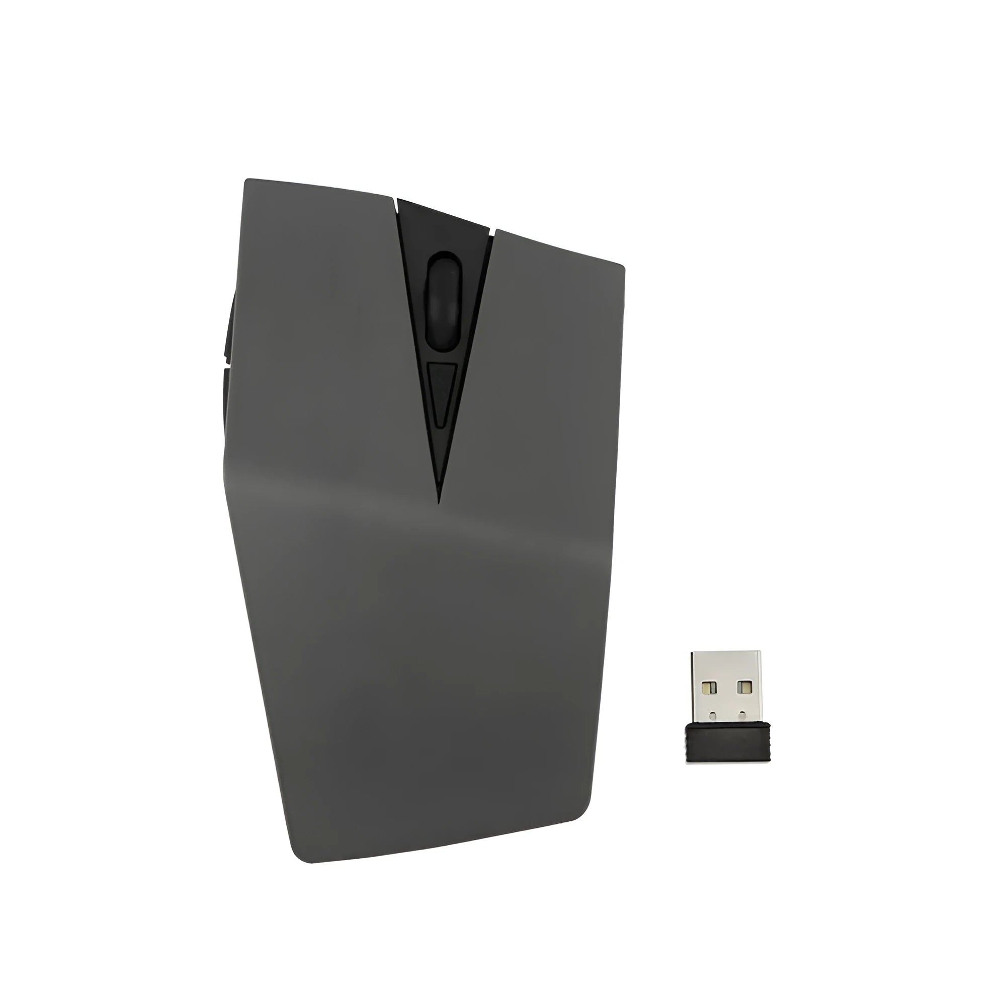 Wireless invisible mouse for laptop computers with USB receiver in gold colour option