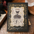 Retro Art THALO A5 notebook with gothic style cover, 40g wood pulp paper, and 11.6 x 16.5cm size