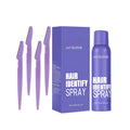 Portable 120ml non-irritating hair removal spray bottle with natural root extracts