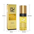 Yellow 50ml essential oil bottle for curly hair repair and scalp oil control treatment