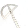 Adjustable protractor showing 180 degree measurement scale in 14.5cm or 15cm size options