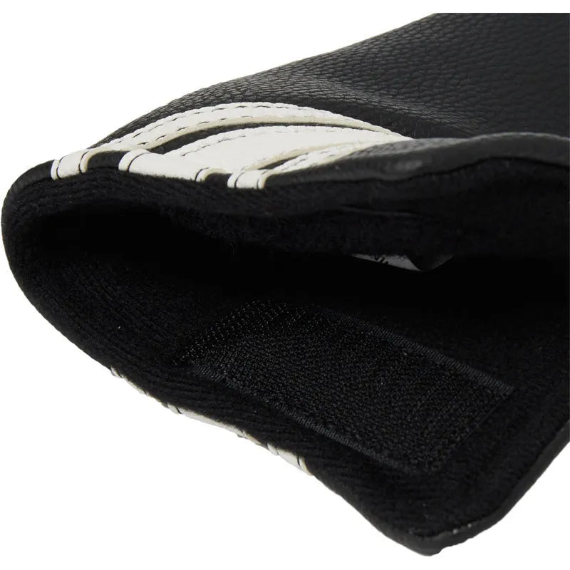 Black PU leather golf push rod case for club protection