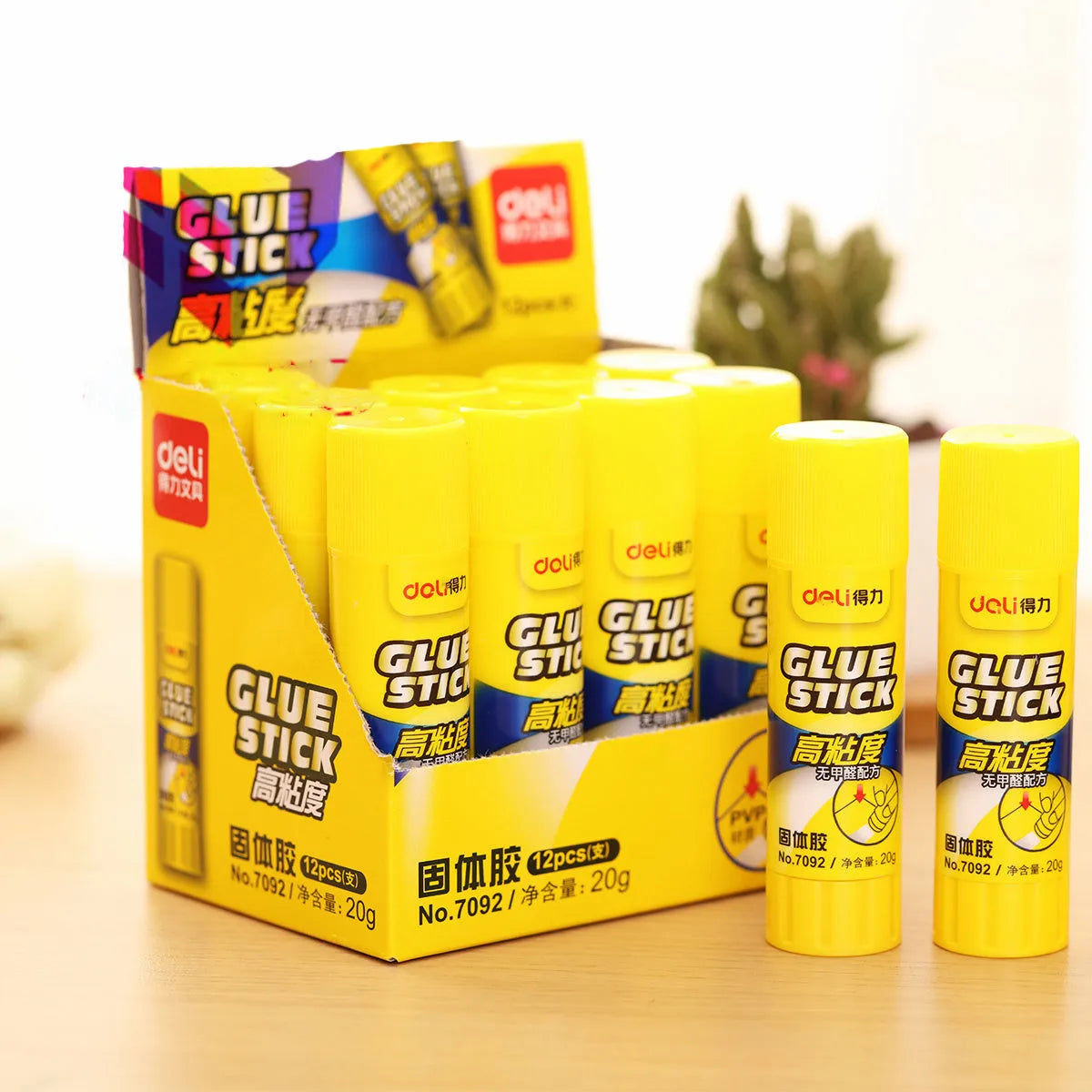 20g solid glue stick for 3D printer bed adhesion, single stick, colour as shown