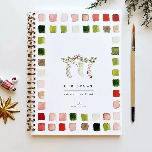 Portable household paint box with twelve natural pigment colours in a fashionable compact palette set for artists and students