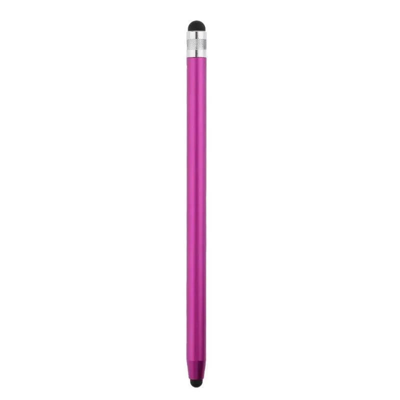 WK128 metal touchscreen stylus pen with dual rubber tips in various colour options