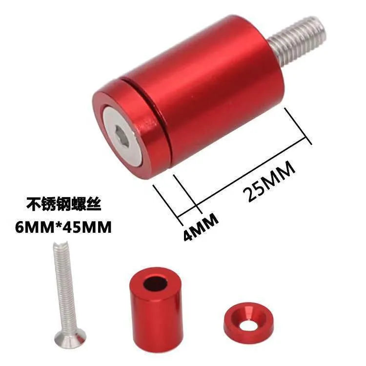 Aluminium machine cover pad height sheet for car modification in red, blue, and black colours with installation hardware