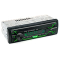 Car radio MP3 player with Bluetooth, FM radio, USB/TF slots, LCD display, and front panel controls