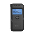 Black household alcohol tester for breath analysis and drunk driving prevention