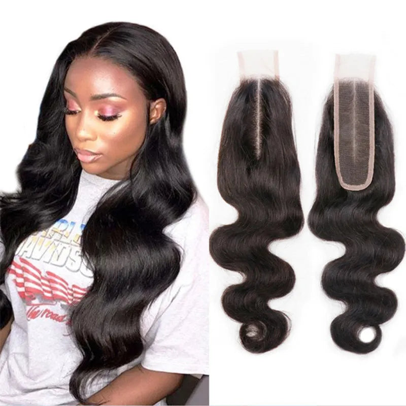 Hand-woven human hair wig in natural colour with straight style, showing length options from 8 to 20 inches