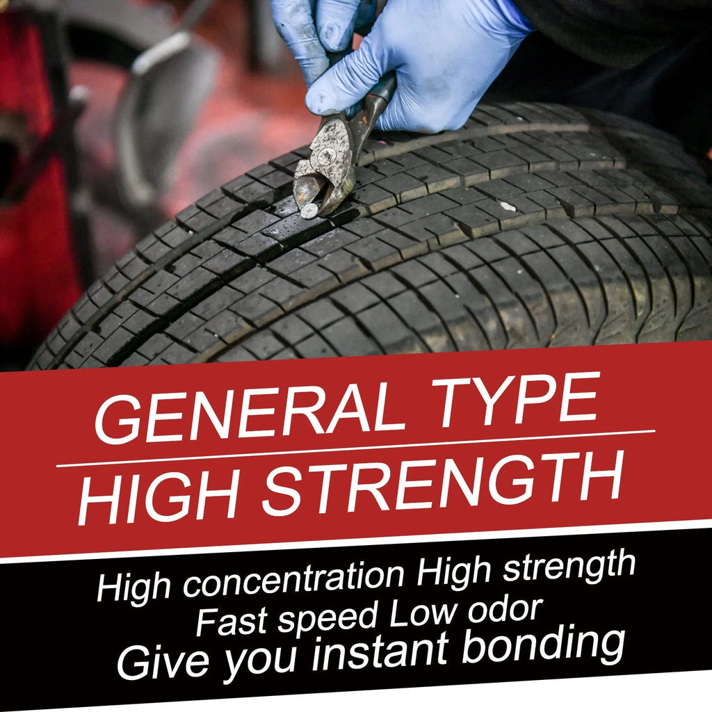 30ml car tyre repair adhesive container for puncture sealing and crack repair