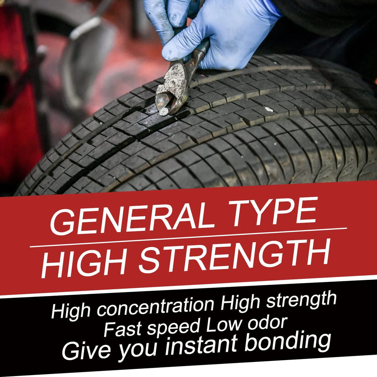 30ml car tyre repair adhesive container for puncture sealing and crack repair