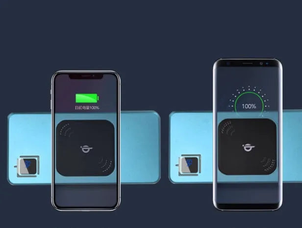 Portable power bank with LCD display, alloy casing, and colour options including black, silver, red, and blue