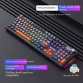 Bluetooth wireless mechanical keyboard with three connectivity modes and UK layout