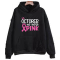 Art retro pattern pullover hoodie with side seam pockets in dark blue colour showing hot stamping design detail