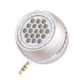Universal external amplifier speaker in black, local gold or rose gold engineering plastic casing