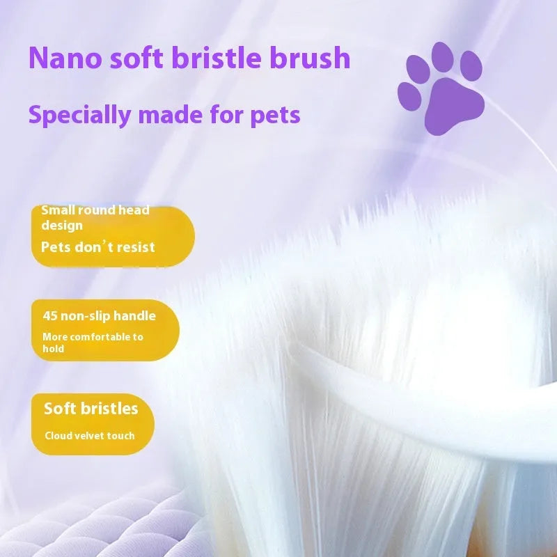 White pet dental care pen with 5ml teeth cleaning gel for dogs and cats