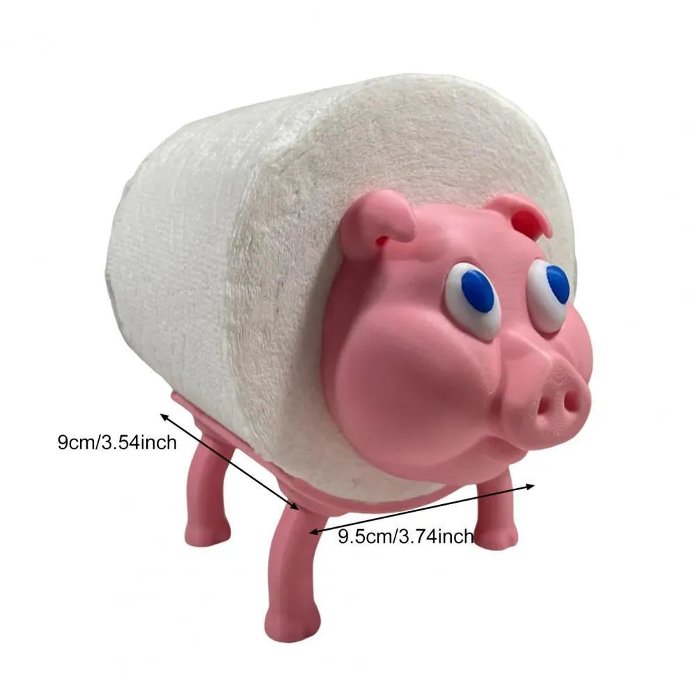 Dog design freestanding toilet tissue holder, solid colour paper stand, 8cm x 10.5cm, Puppy Tissue Holder