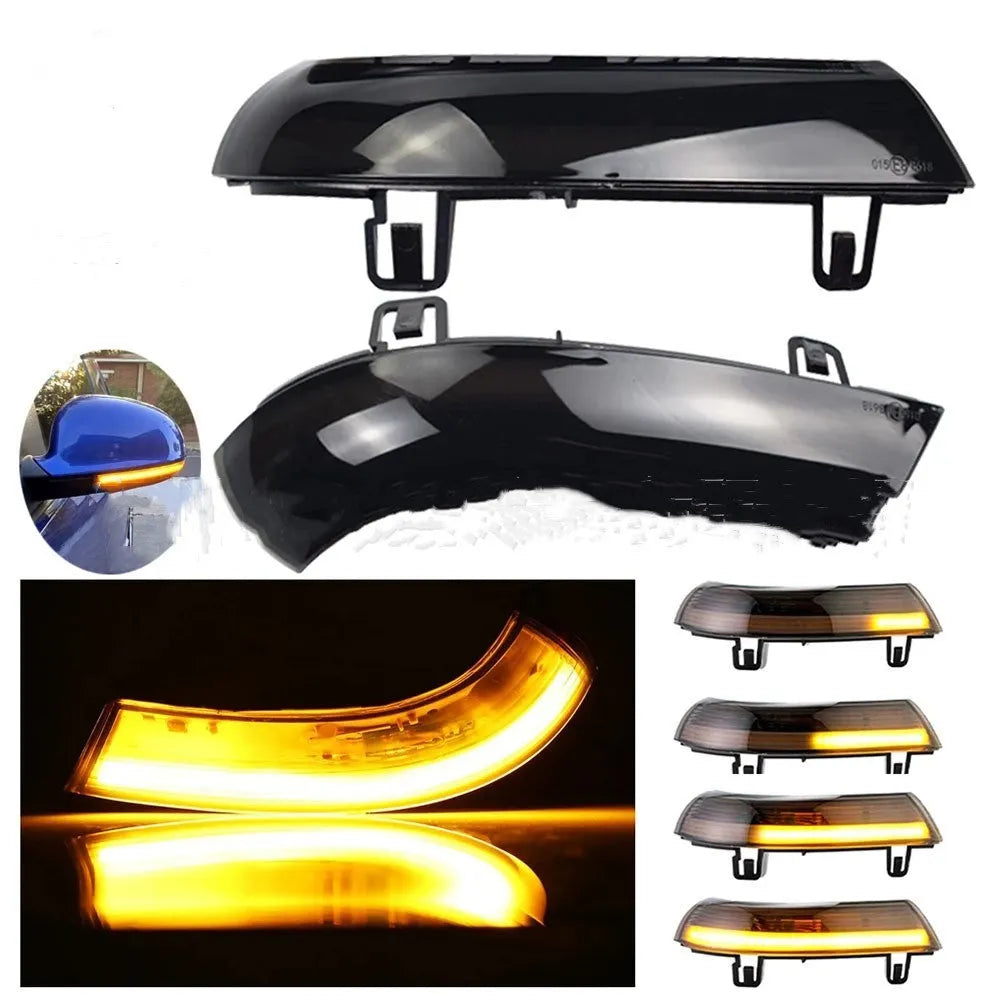 Automobile running water steering light unit for Volkswagen Golf 5 with sequential LED turn signals