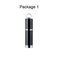 Black Amoi A1 metal voice recorder with headset shown alongside capacity options 4GB 8GB 16GB 32GB