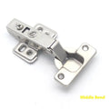 761 cold rolled steel hydraulic hinge with nickel plating for furniture, showing bend options